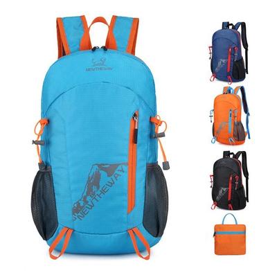 New Style Foldable Lightweight Outdoor Sports Mountaineering Water-Repellent Backpack with Logo Print