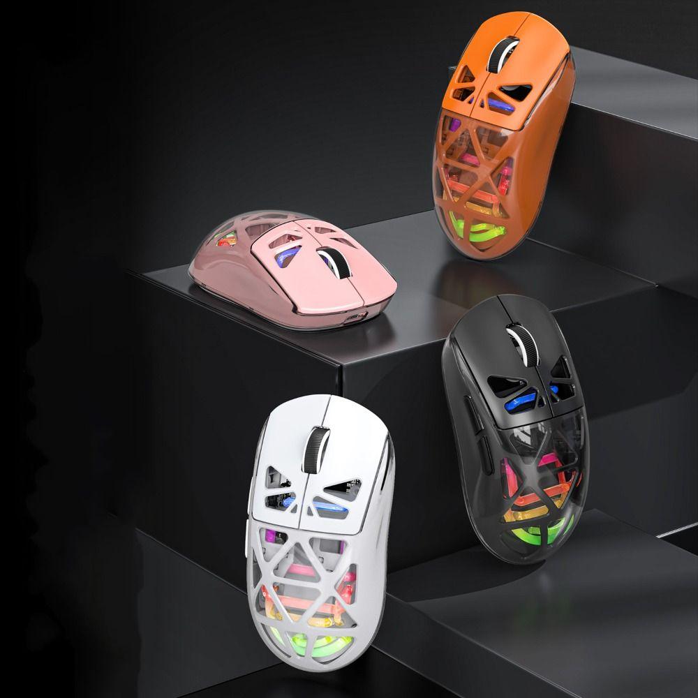 

Wireless Wireless 3 Modes Mice Bluetooth Compatible M7 Esports Mouse Pad Computer PC Laptop оранжевый