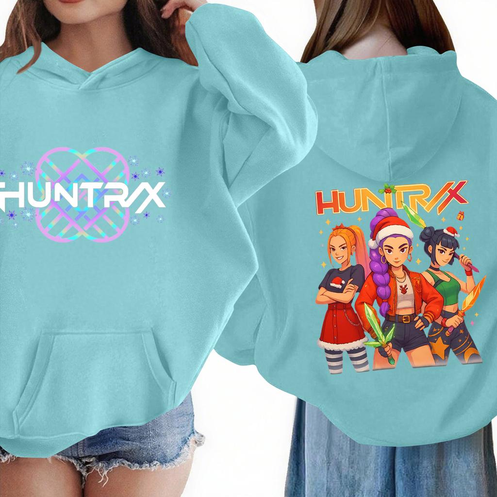 Children's Long-sleeved Loose Pullover Letter-printed Hooded Sweatshirt