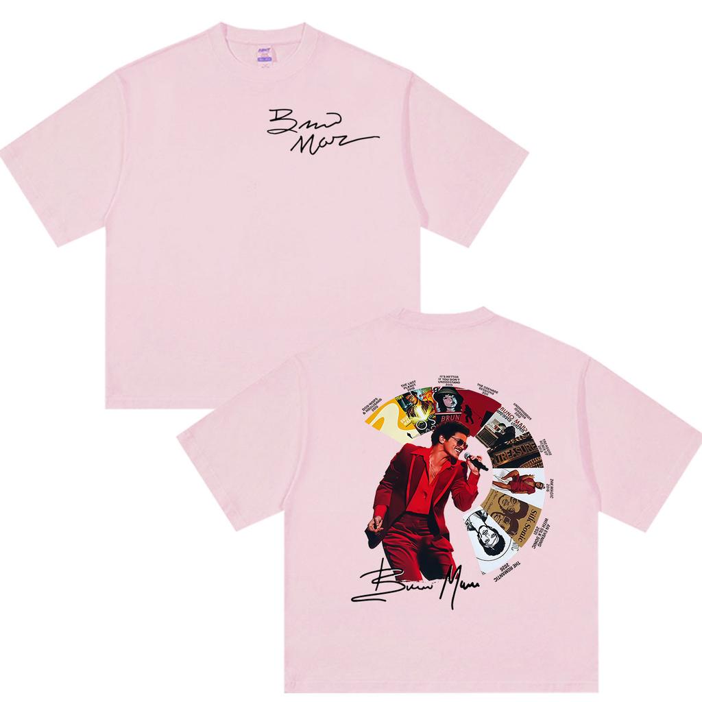 Rapper Bruno Mars Album 2026 Graphic T Shirts Unisexs Vintage High Quality Cotton Tshirt Unisex Gothic Hip Hop Short Sleeve Tshirt