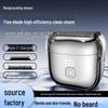 Men's Digital Electric Shaver with Magnetic Five-Blade Head for a Smooth Shave