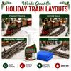 Christmas Model Train Track Cleaner Solution (120ml) with Microfiber Cloth