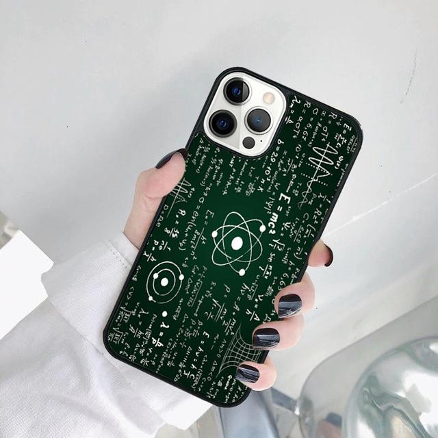 E mc2 Formula Math Funny Science Phone Case For iPhone 17 Air 15 Pro MAX 16 Plus 14 11 12 13