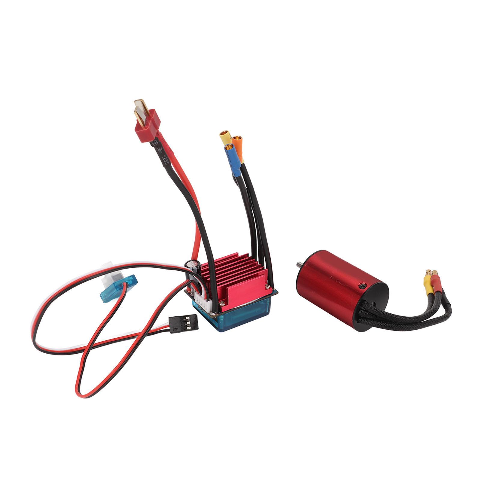 

Набір безколекторного двигуна RC Високий крутний момент 2838 3200KV Безколекторний двигун 35A ESC Аксесуари для RC для 114