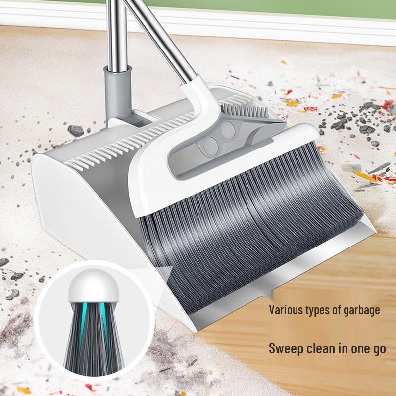 MARYYA Folding Broom & Dustpan Set