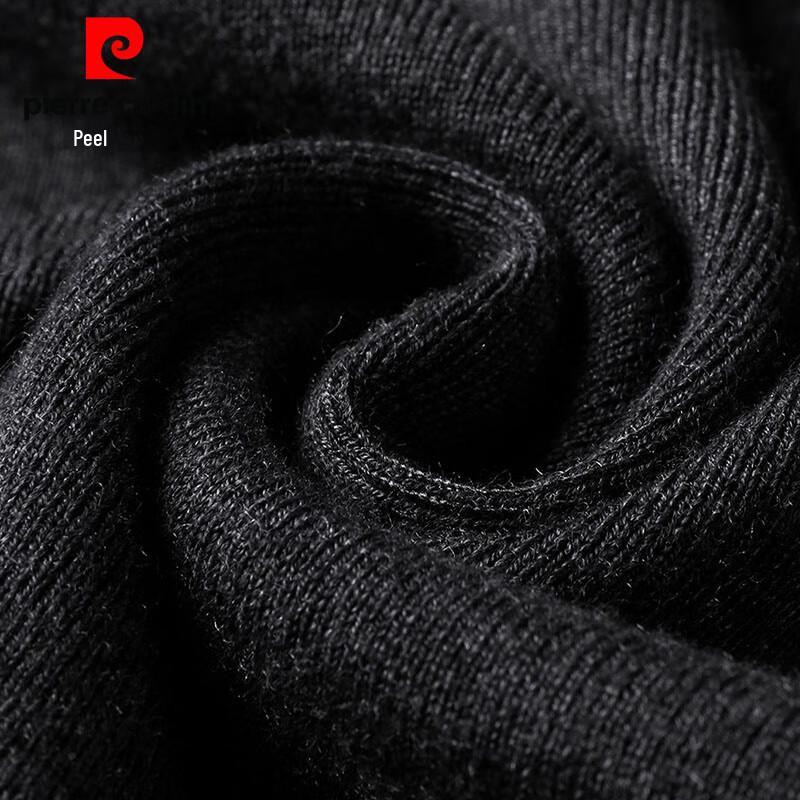 Pánský pletený svetr Pierre Cardin s falešným rolákem a krátkým rukávem ze směsi vlny