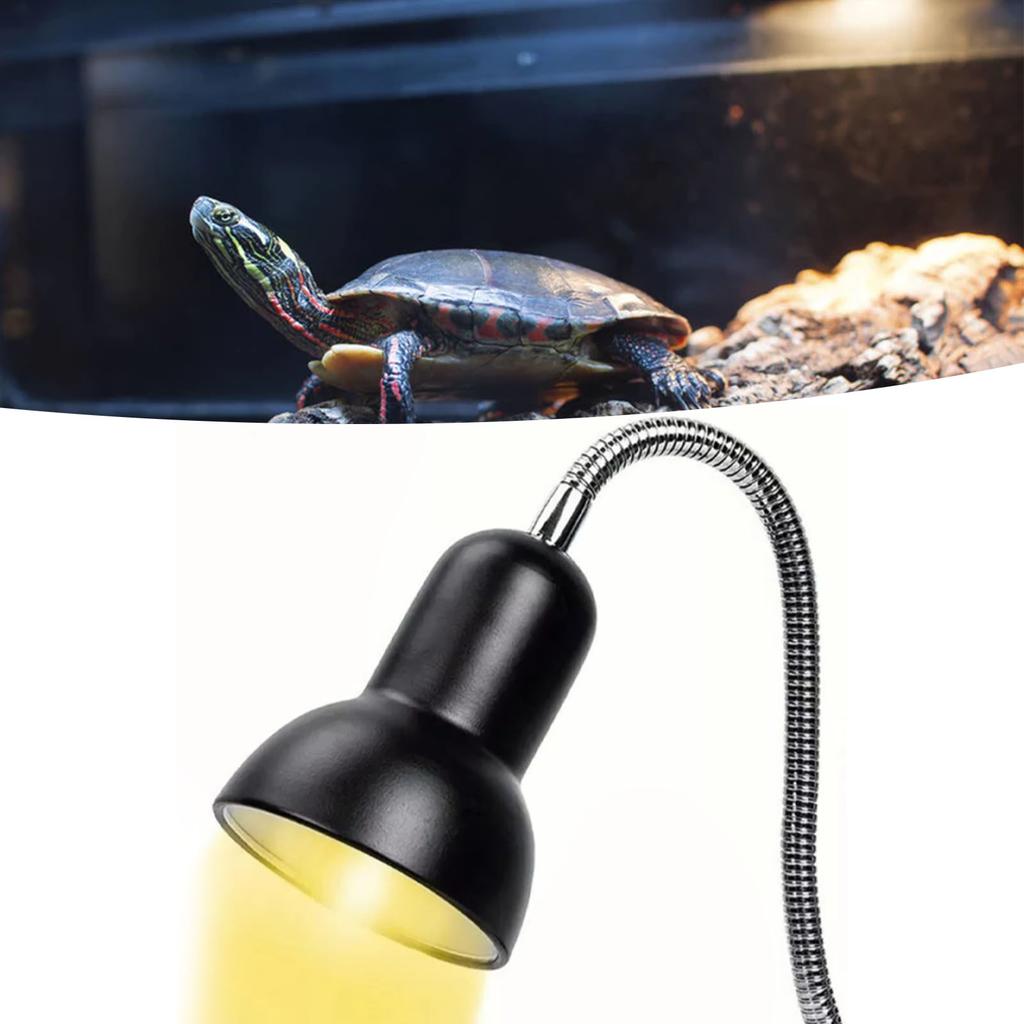 Reptilien Klemm-Wärmelampe Helligkeit Einstellbar Flexibles Reptilien Heizlicht für Reptilien Schildkröte
