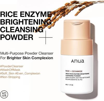 Rice Enzyme Brightening Cleansing Powder 40g + RANDOM GIFT