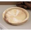 Stripe Round Dish Mold Concrete Casting Mold Flowerpot Base Silicone Mold DIY Gypsum Crafts Tray Tool Easy to Use