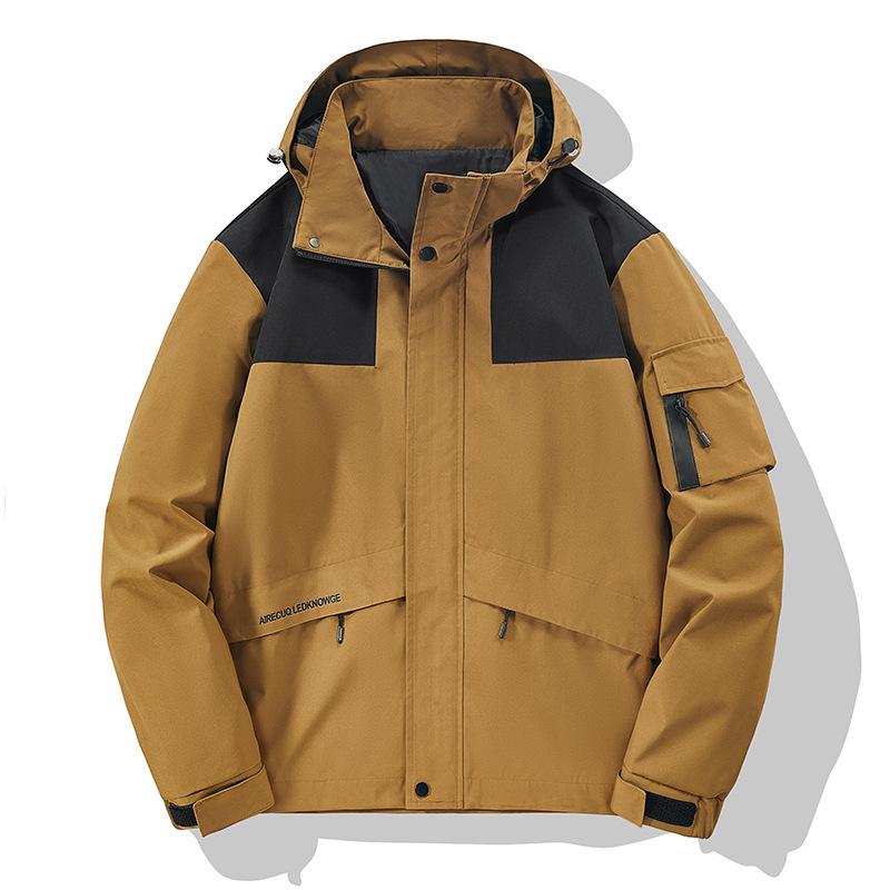 

Мужской и женский плащ с капюшоном в стиле Tooling, универсальная куртка для мужчин и женщин для активного отдыха в горах 5XL хаки