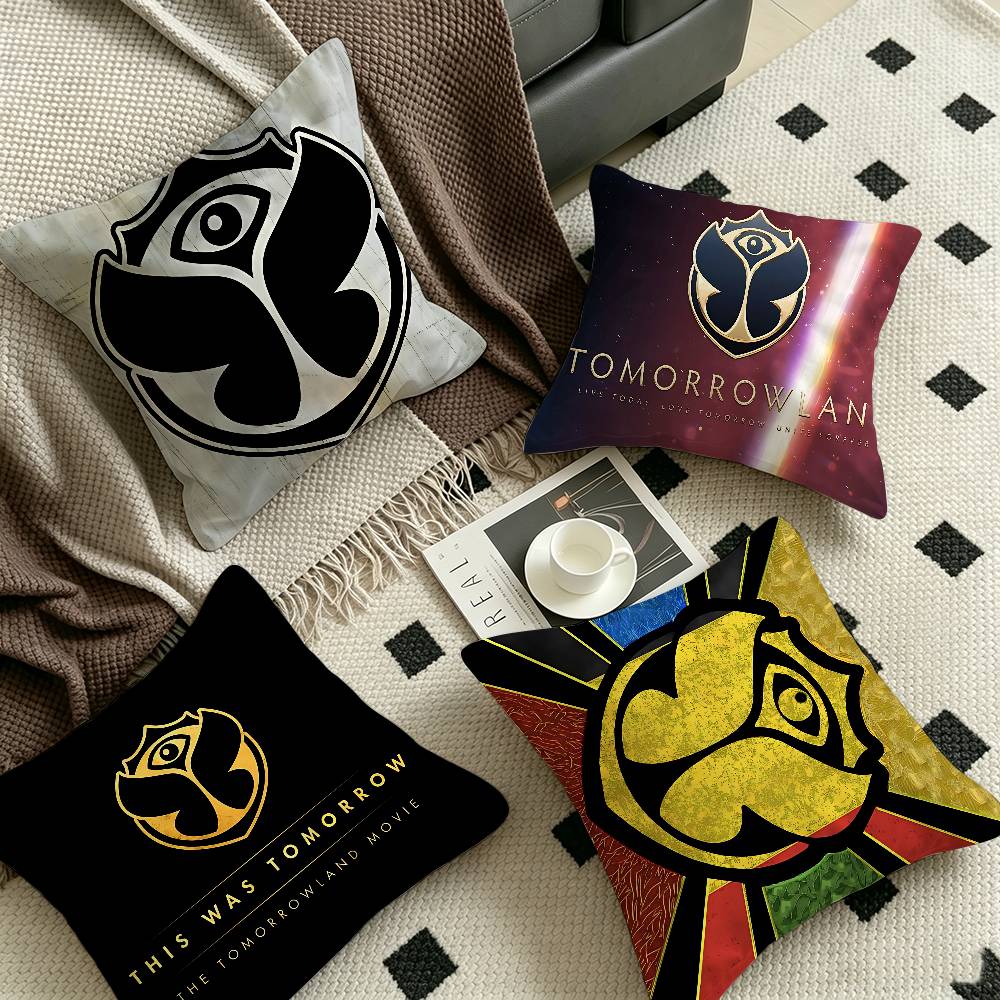 TTomorrowlands Music Logo Pillowcases Home Bedding Decorative Pillow Cover Wedding Super Soft Pillow Case
