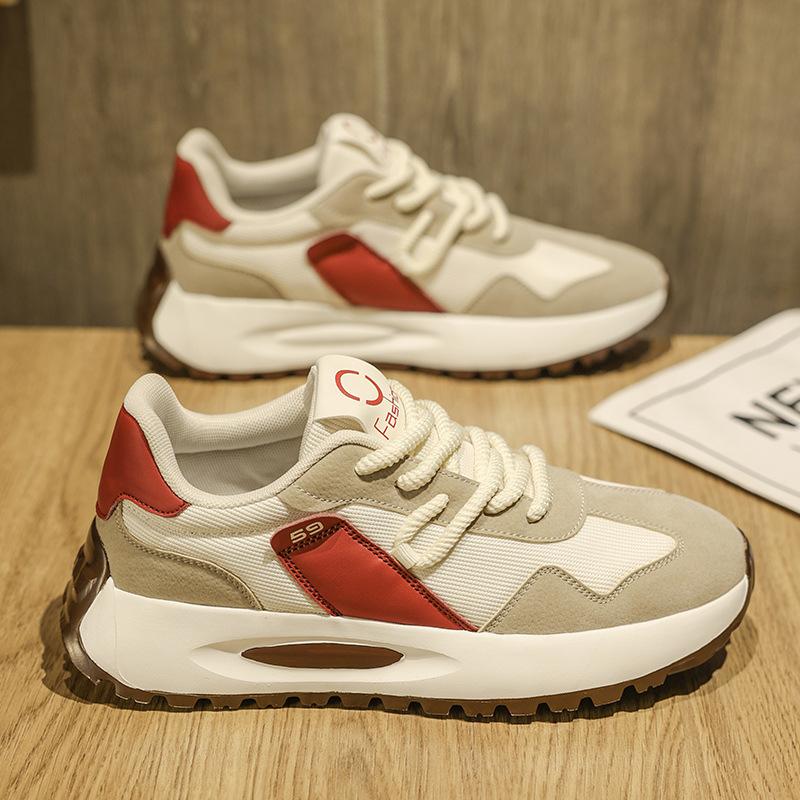 Men's shoes platform dad shoes new four seasons youth sports casual shoes breathable Forrest Gump shoes