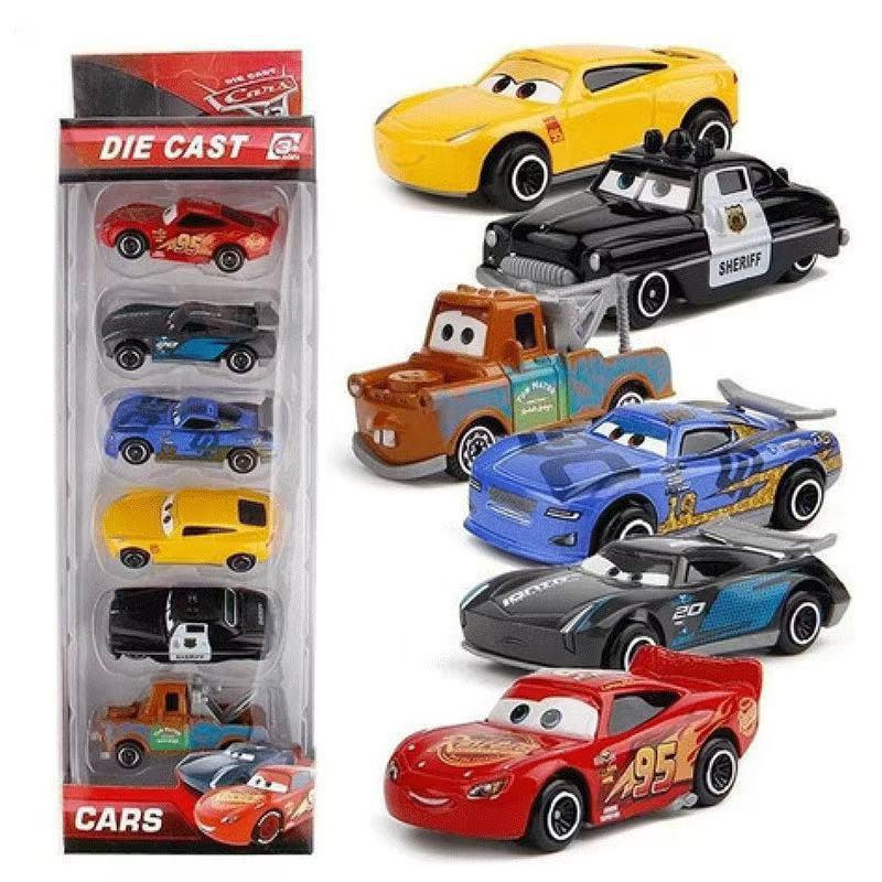 Lightning McQueen Pull-Back Alloy Racing Car Toy for Kids