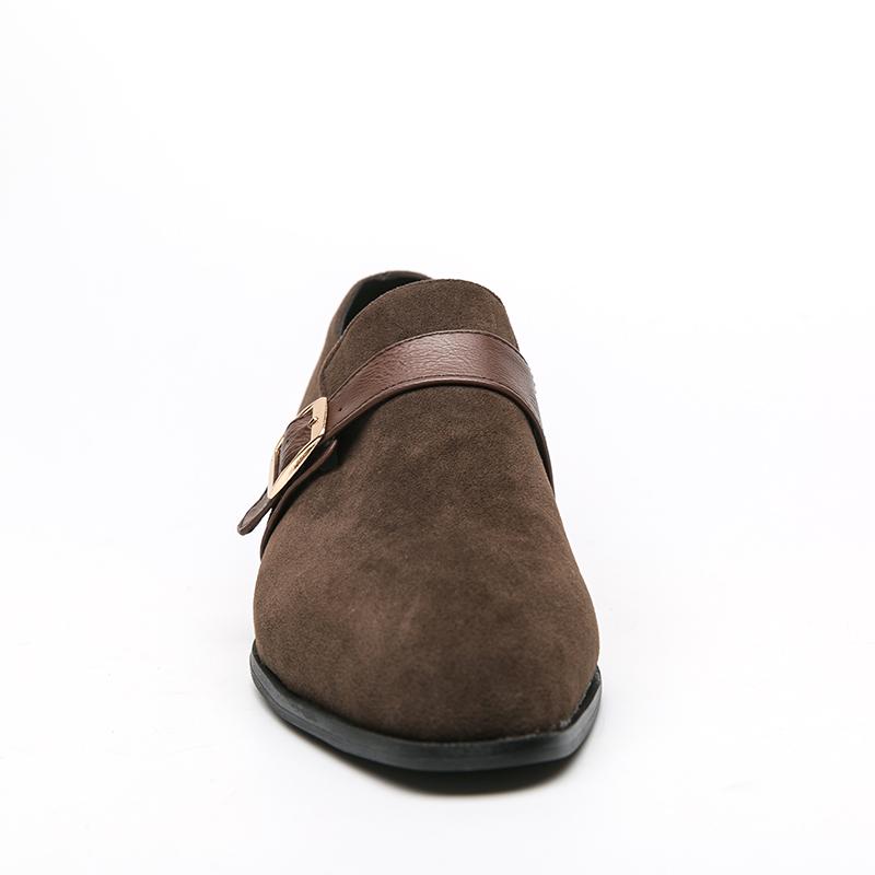 Golden Sapling Businessmen Shoes Office Formal Flats Men's Wedding Shoes Dress Loafers for Men Fashion Suede Leather Moccasins