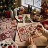 12/16Pcs Christmas Series Painting Stencils Reusable Washable For Watercolor Stone Graffiti And More