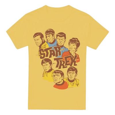 Mens Retro Illustrated Crew T-Shirt