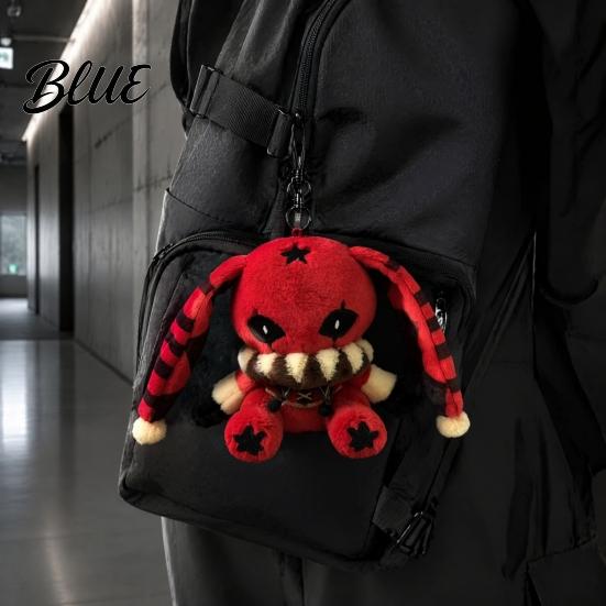 Collectibles for Fans Creepy Cute Bunny Plush Toy Soft Stuffed Animal Doll Collectible Kids Red Eye Rabbit Plushie Game Fans Halloween Huggable