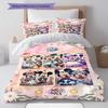 A Sweet and Cool Glittery Minnie Mouse Themed Bedding Set Is The Perfect Choice To Decorate Child's Bedroom Comfortable and Warm