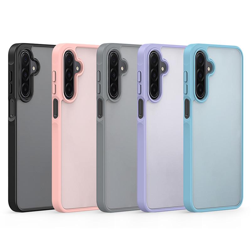 Skin-Feel Matte Phone Case for Samsung A17, A07, A27, A56 - Full Coverage & Transparent Back Cover