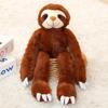 Cute Gray Cartoon Brown Sloth Plush Doll Curtain Buckle For Decoration Room