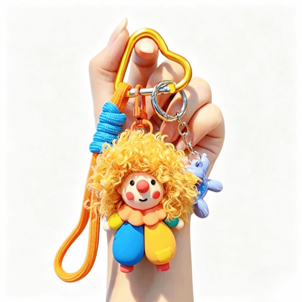 Shaggy Doll Keychain Fluffy Figure Pendant Fashion Plush Keychain For Women