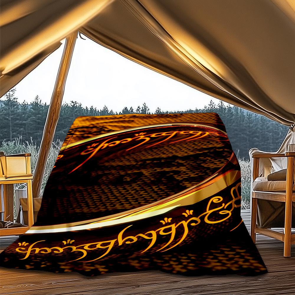 1 Stück Herr der Ringe Outdoor Flanell Überwurfdecke Weich, Leicht & Warm