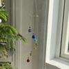 Colorful Crystal Wind Chimes Suncatchers Wall Hanging Ornament for Window and Garden Wedding Decoration Prism Pendants P9YB