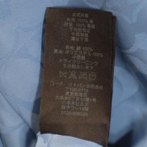 Coach RN132154 Trench Coat S/P Beige Women Used