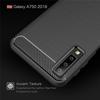 Silicone Case For Samsung Galaxy A7 2018 A750 Carbon Fiber Soft TPU Cover Fitted Conque For Samsung Galaxy A7 2018 Case Silicone
