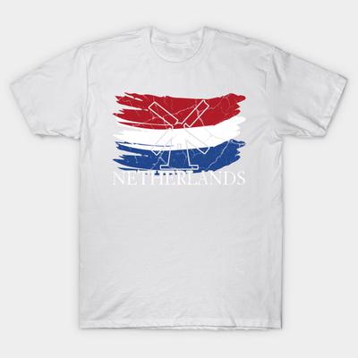 Tričko Ženy Nizozemsko Holandsko Dárek Amsterdam Dutch Harajuku Potisk Kawaii Tričko Léto Krátký rukáv Dámské Tričko Top Tričko