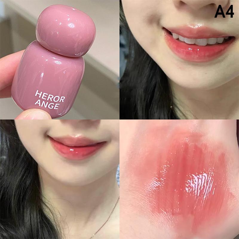 Herorange Mirror Lip Glaze Lasting Water Light Toot Lip Moisturizing Moisturizing Lip Gloss Long-Lasting Lipstick