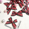 30pcs DIY Plaid Small Bow Home Gift Decoration Accessories