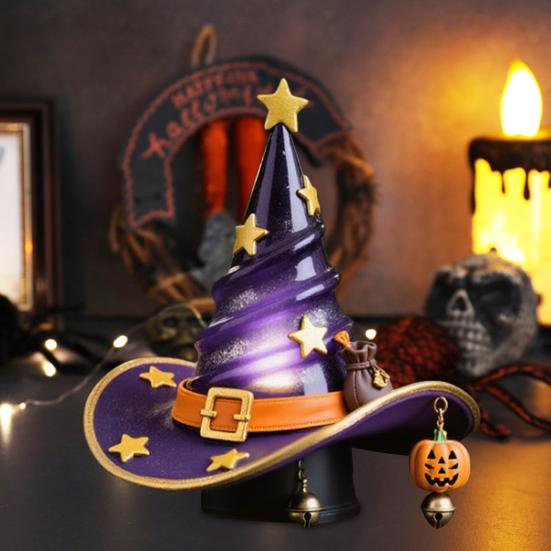 1/3Pcs Witch Hat Night Light LED Halloween Party Decoration Multipurpose Spooky Fun Light-Up Witch Hat Ornament
