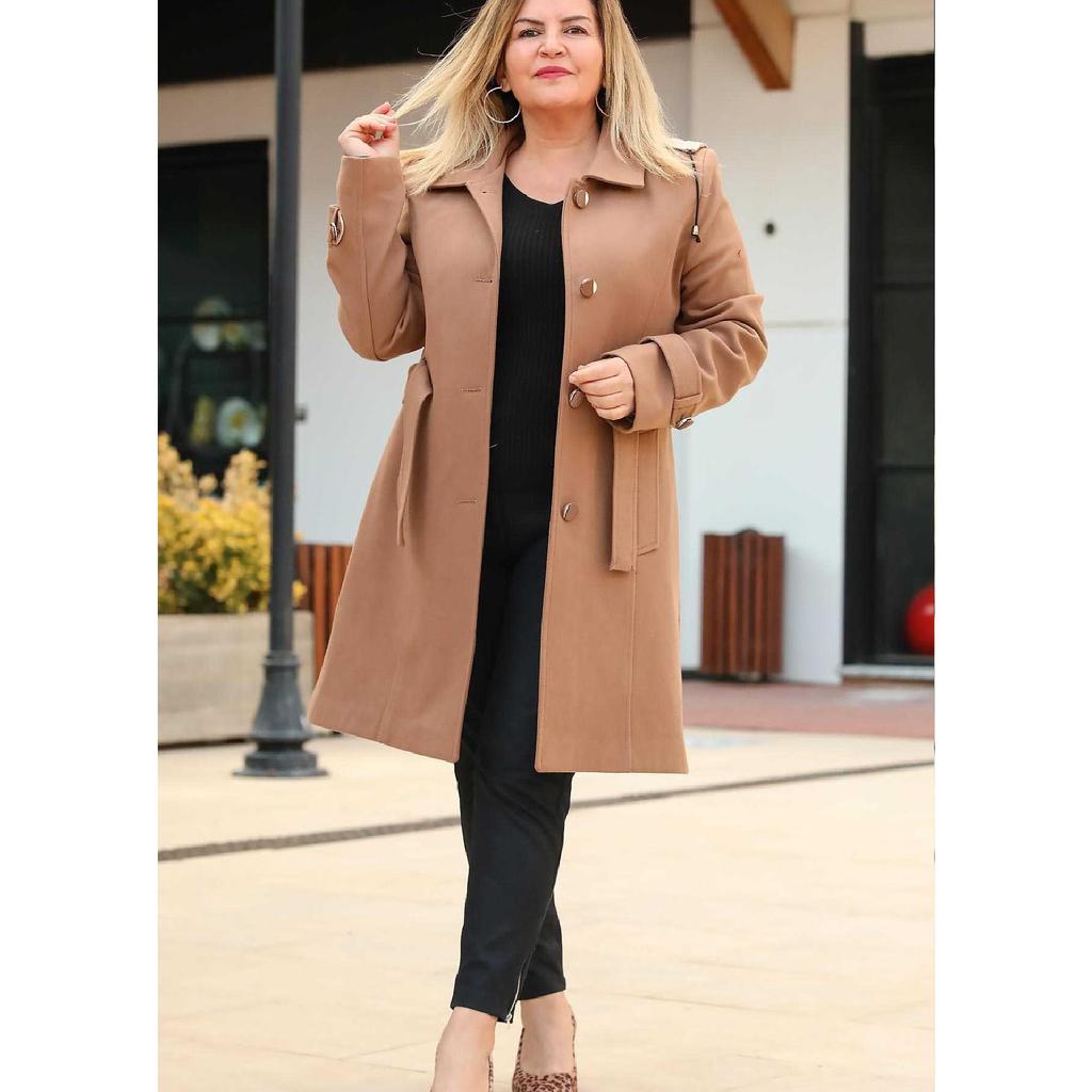 burgundy coat plus size