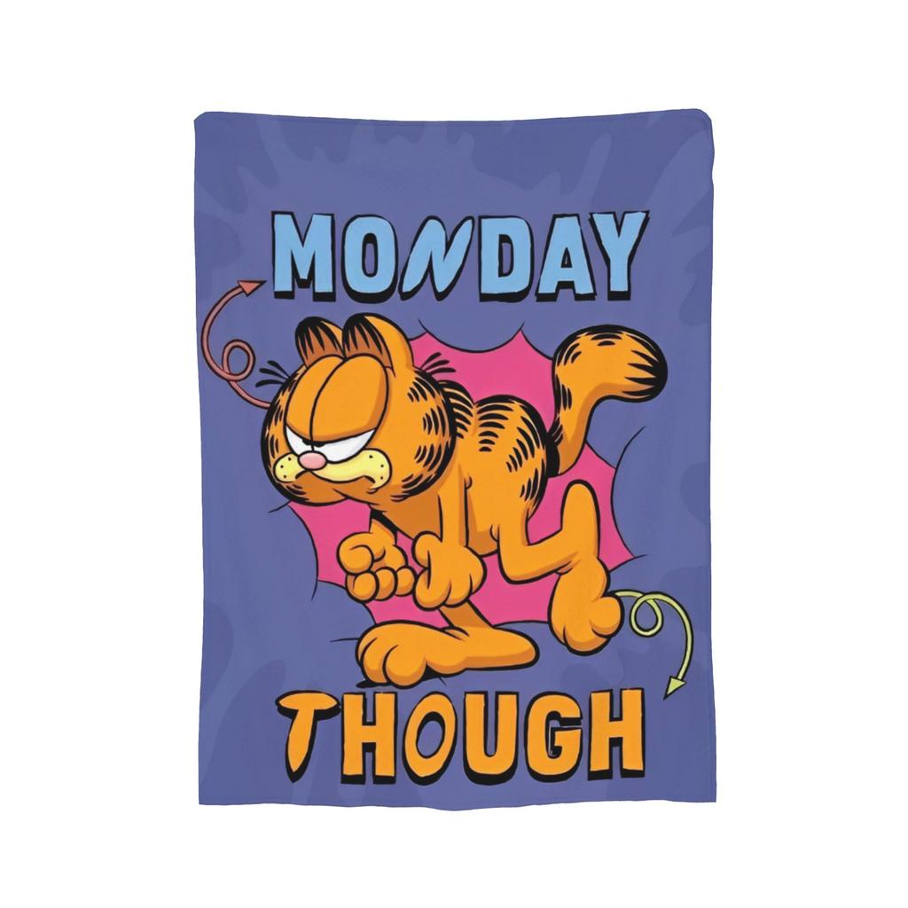 Garfield E Amici Coperta Di Natale Copri Letti Coperte Plaid in Lana Biancheria Da Letto Divano Personalizzati Caldi Ultra-Morbidi Copriletti,