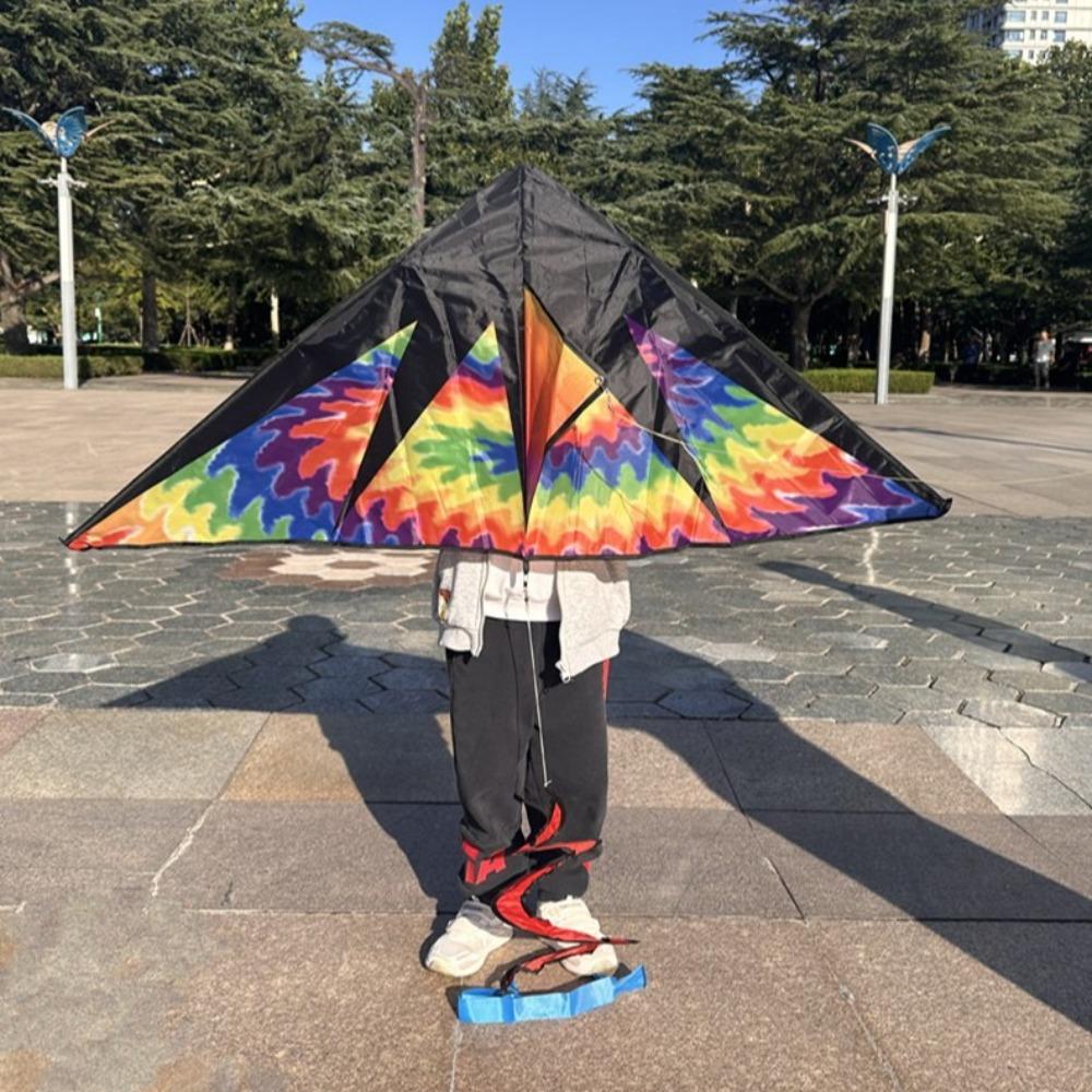 Good Flying Children's Kite 1.22m Outdoor Flying Toy New Large Beach Delta Kites  Fun Sports