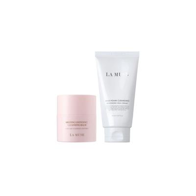 Melting Grinding Cleansing Balm + Milk Foam Set