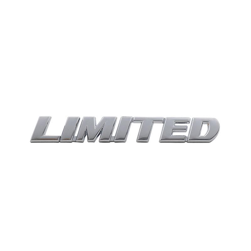 3D Premium Luxury LIMITED for Highlander SUV car Engine Hood Fender trunk Tail Rear Bonnet Nameplate Decal Emblem Badge Sticker