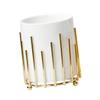 Ceramic Makeup Brush Holder Pencil Cup Cosmetics Storage Case Pen for Living Room