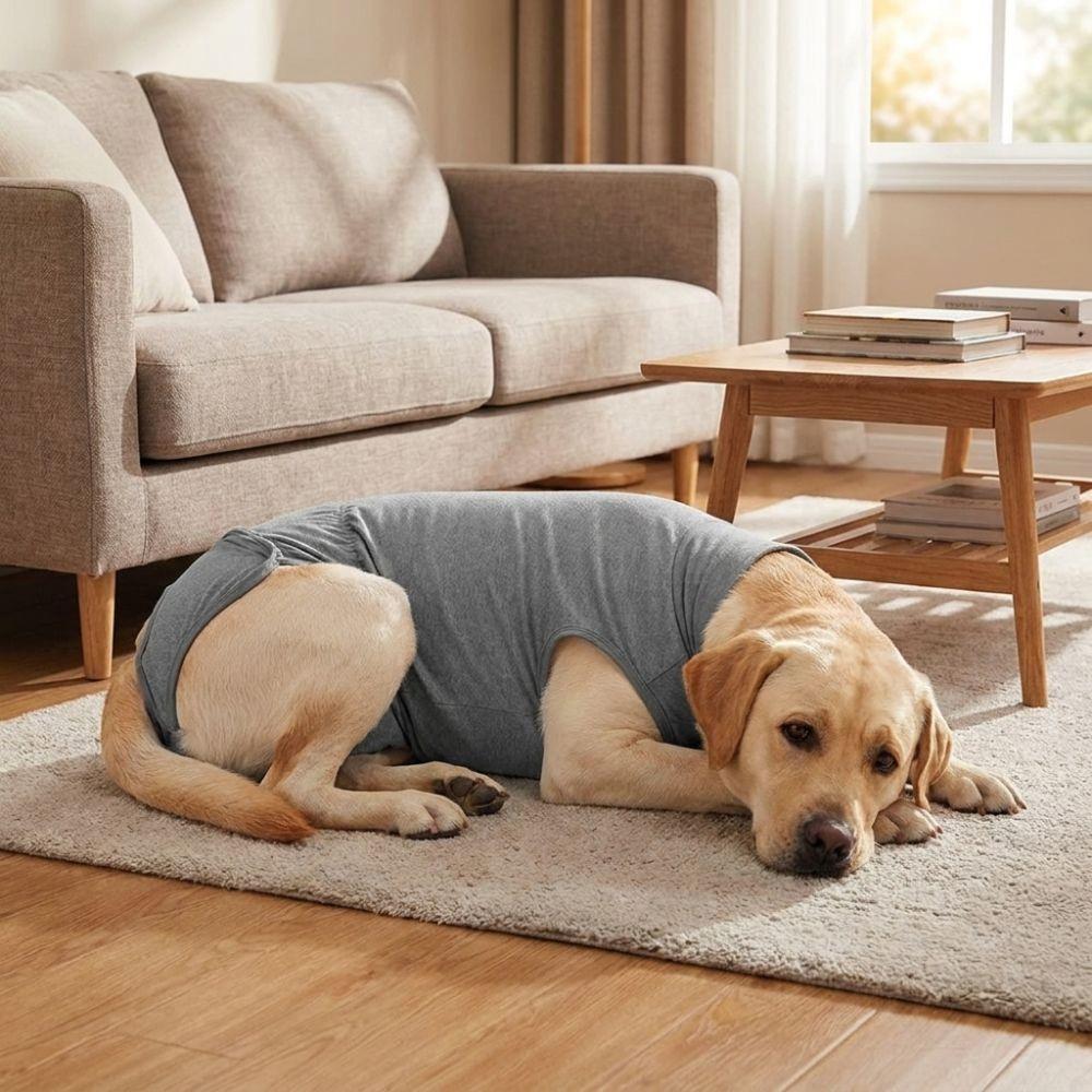 Adjustable Dog Anti Licking Shirt Soft Breathable Pet Recovery Clothes Recovery Period
