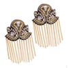 2Pcs Brooch with Epaulet Fringe for Festive Occasions