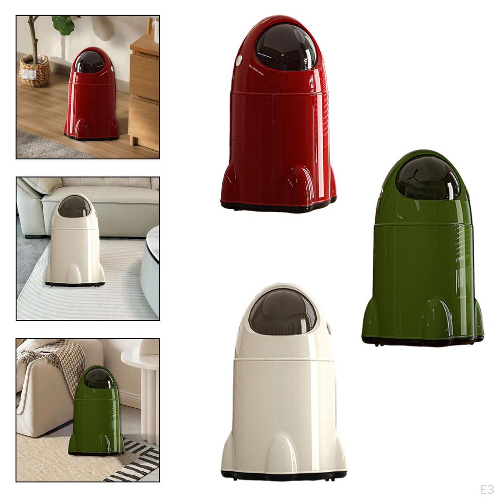 Kitchen Trash Can Garbage Bin with Universal Wheels Tall Large Open Luxury Lid Waste Basket for