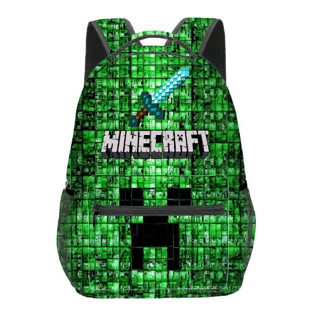 Double-Sided Printed Primary And Secondary School Student Schoolbag 20L Casual Backpack