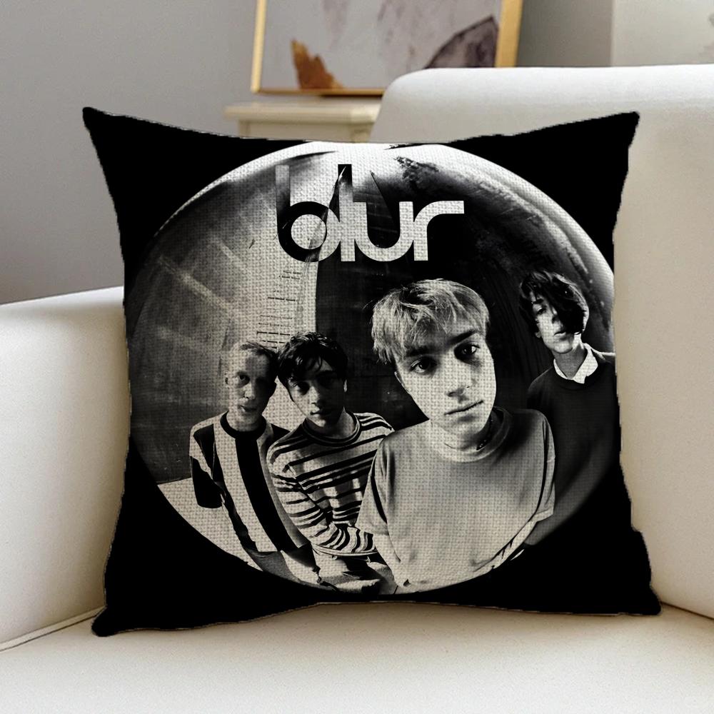 B-Blur B-Band Cushion Cover Natural Linen Pillowcase Set, All-In-One Decor For Sofa, Bedroom & Chair
