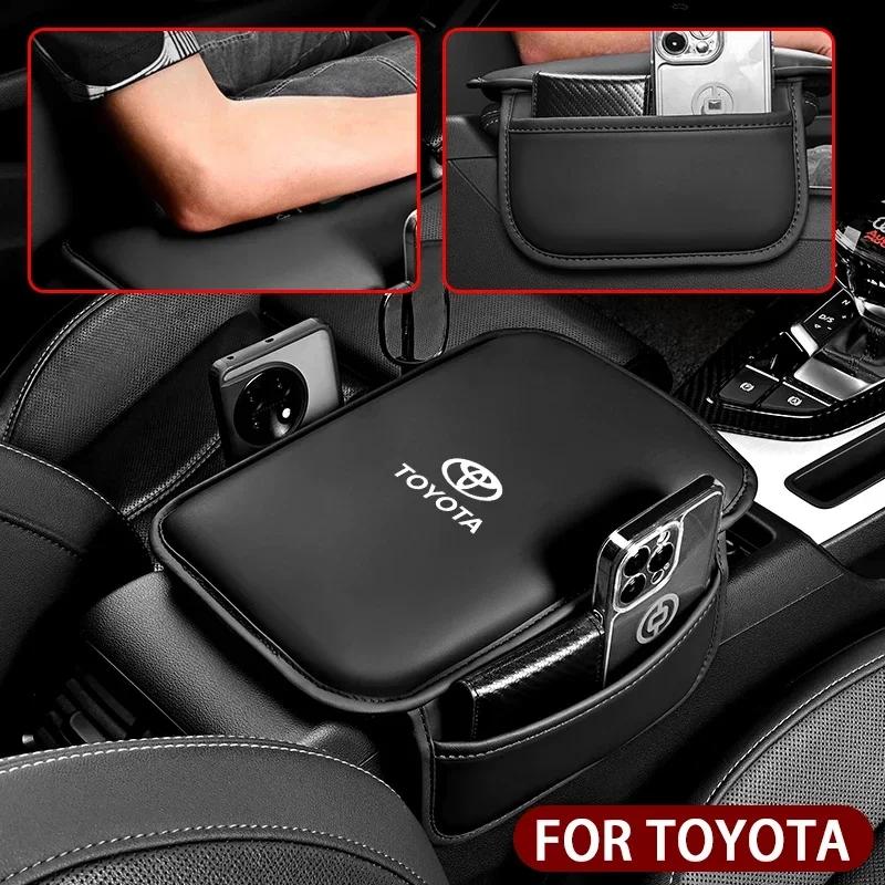 WTRK1 Car Armrest Pad Soft PU Leather Anti Scratch Universal Waterproof Box Cover Cushion Resistant For Toyota Camry Hilux Corolla