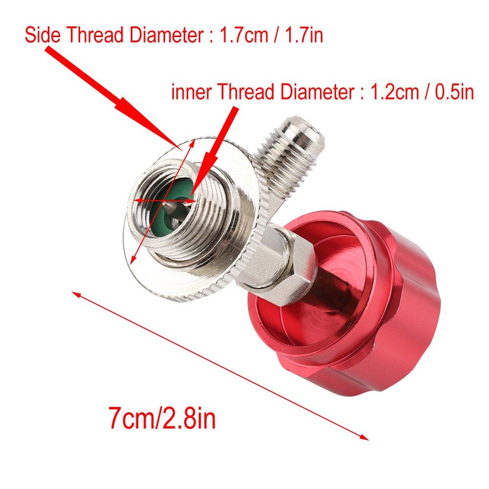 Qiilu Tap Valve, Opener Valve, Service Valve, For Car Air Conditioner, Gas