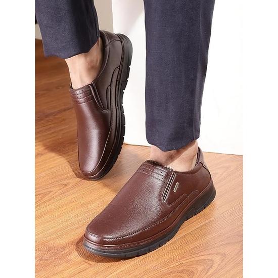 Liberty Mens BM-2 Brown Uniform Dress Shoe