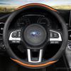 Car Steering Wheel Cover Anti-slip Carbon Fibre Leather 38cm For Subaru Forester Legacy XV BRZ WRX High Quality Auto Accessories