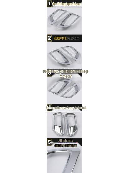 11-14 Compass Cadre Décoratif de Feu Antibrouillard Arrière & Couvercle de Hayon