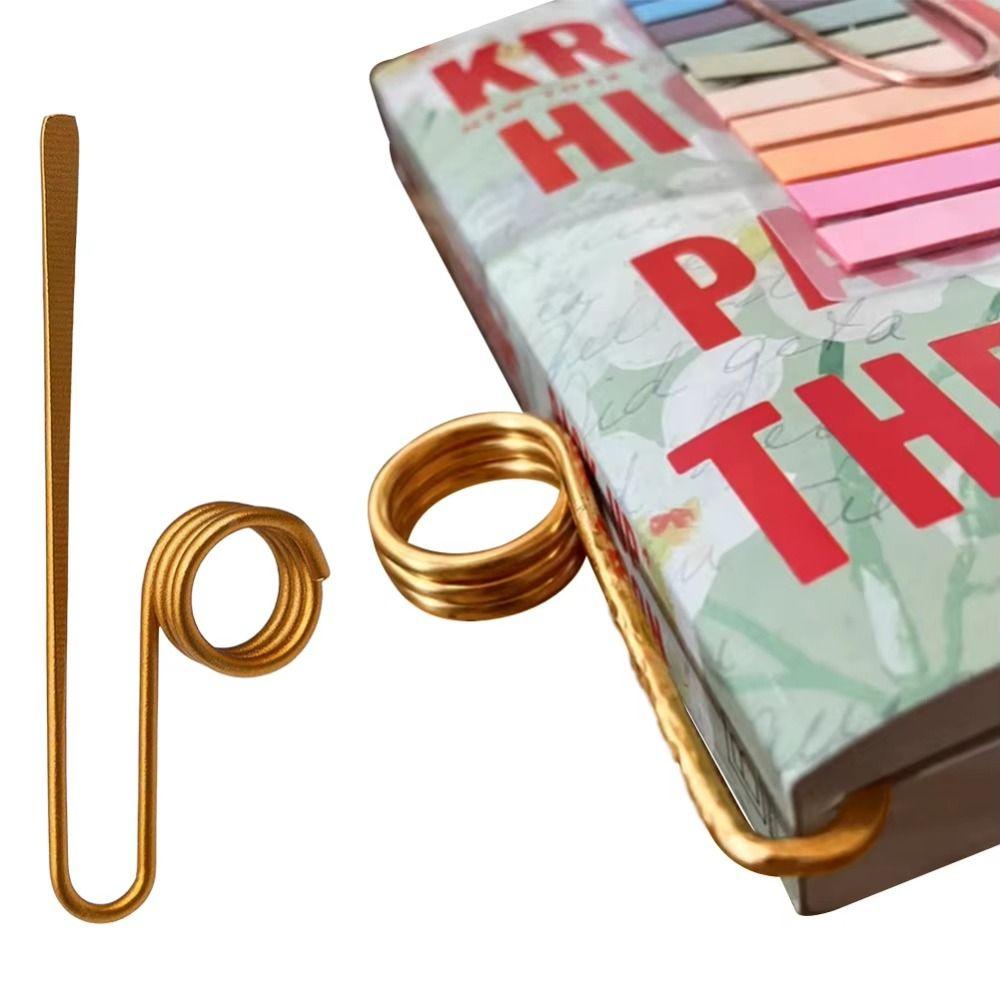 Exquisite Metal Book Holder Portable Thumb Book Page Holder  Reading Aid